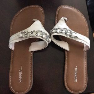 White sandal